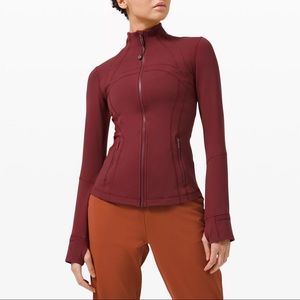 Lululemon athletica burgundy define jacket 10